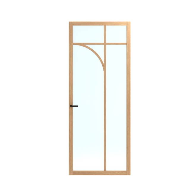 Binnendeur Skantrae SSL 14811 Blank Glas Natural Oak